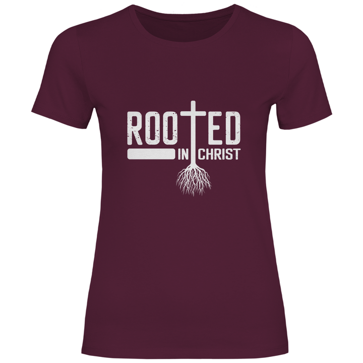 In Christus verwurzelt - Damen T - Shirt - Textilzauber