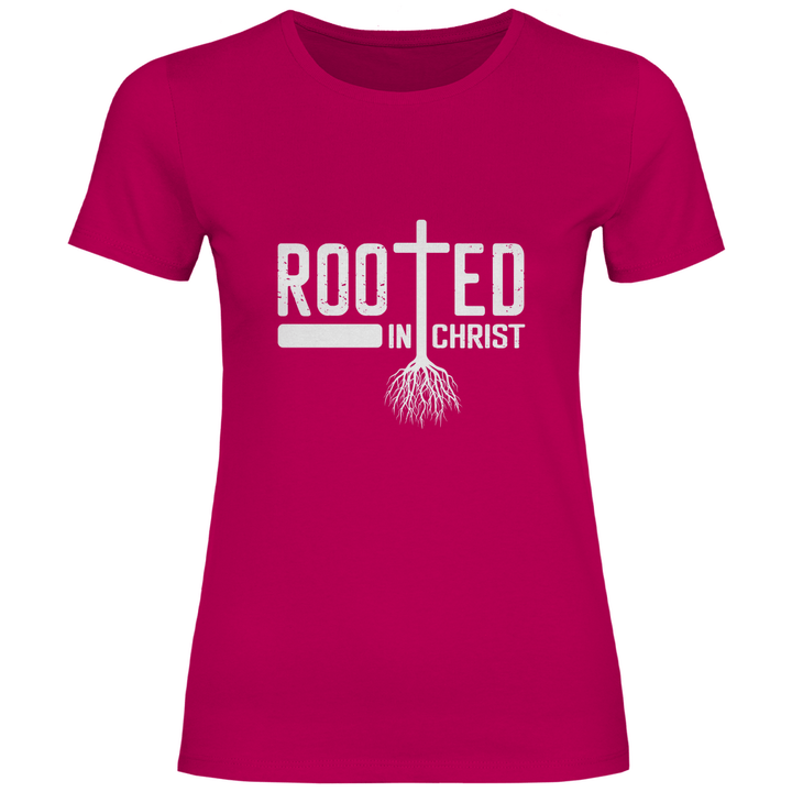 In Christus verwurzelt - Damen T - Shirt - Textilzauber