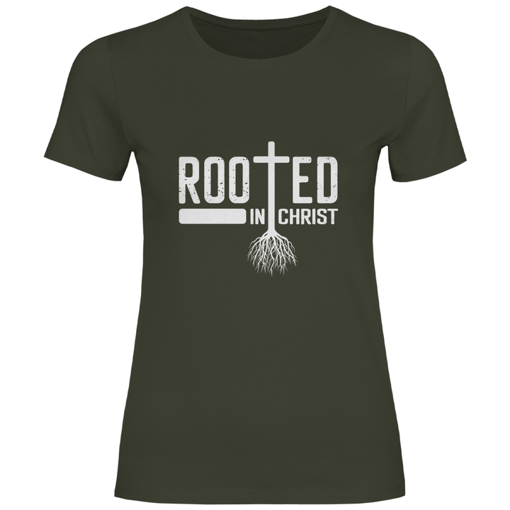 In Christus verwurzelt - Damen T - Shirt - Textilzauber