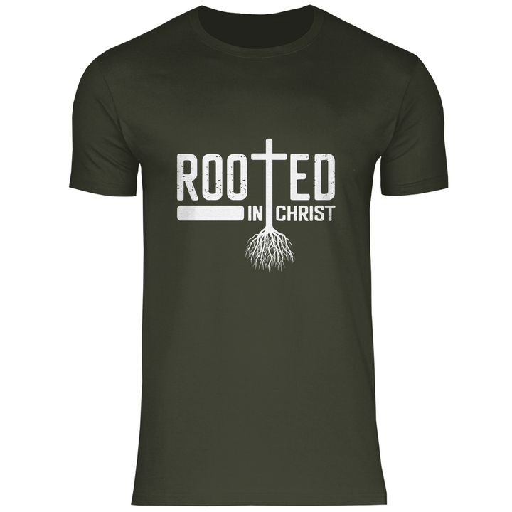 In Christus verwurzelt - Herren T - Shirt - Textilzauber