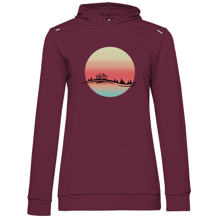 In den Sonnenuntergang - Damen Hoodie - Textilzauber