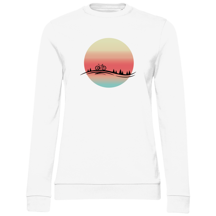In den Sonnenuntergang - Damen Sweatshirt - Textilzauber