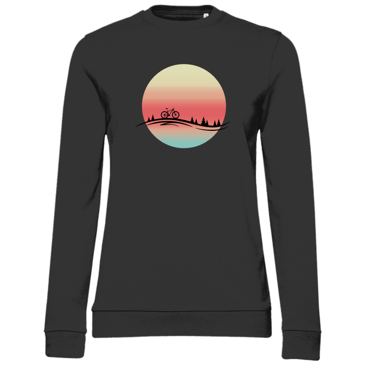 In den Sonnenuntergang - Damen Sweatshirt - Textilzauber