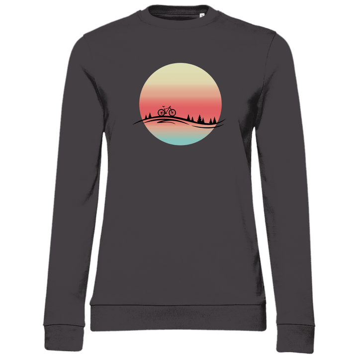 In den Sonnenuntergang - Damen Sweatshirt - Textilzauber