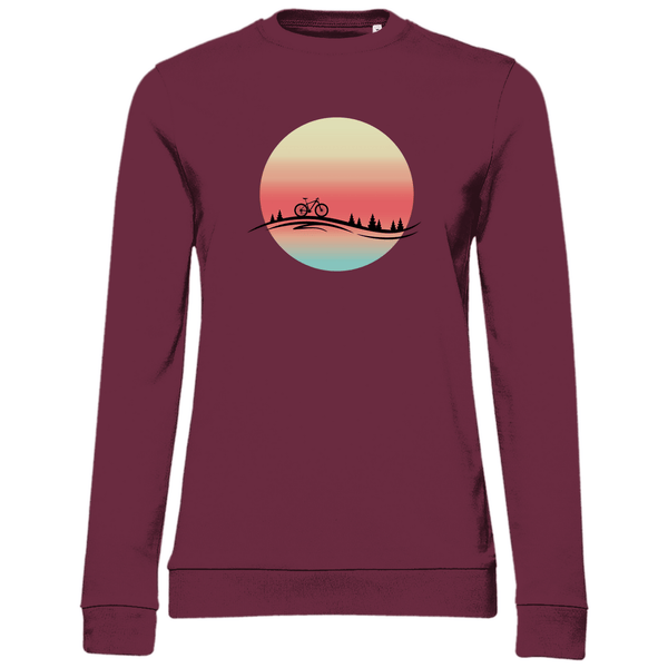 In den Sonnenuntergang - Damen Sweatshirt - Textilzauber