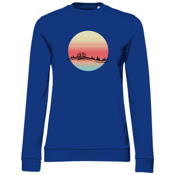 In den Sonnenuntergang - Damen Sweatshirt - Textilzauber
