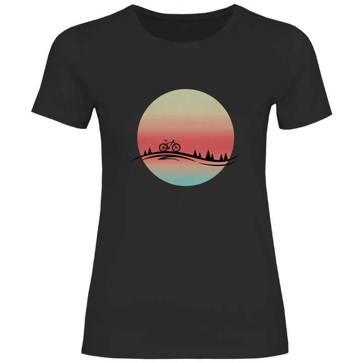 In den Sonnenuntergang - Damen T - Shirt - Textilzauber