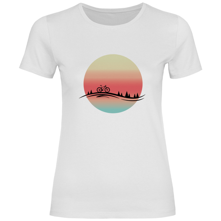 In den Sonnenuntergang - Damen T - Shirt - Textilzauber