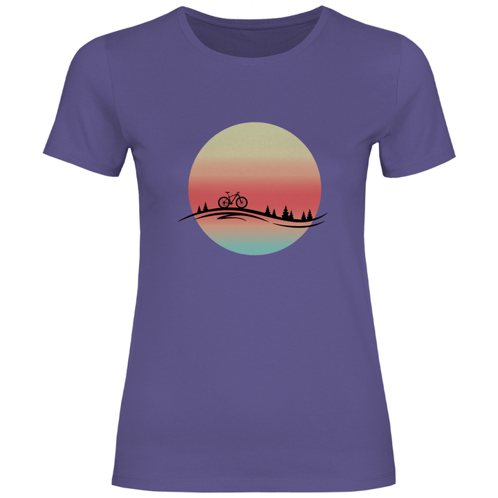 In den Sonnenuntergang - Damen T - Shirt - Textilzauber