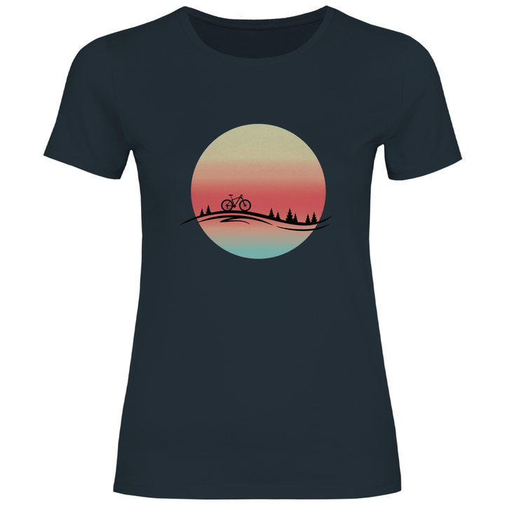 In den Sonnenuntergang - Damen T - Shirt - Textilzauber