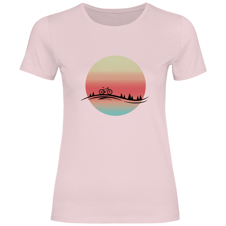 In den Sonnenuntergang - Damen T - Shirt - Textilzauber