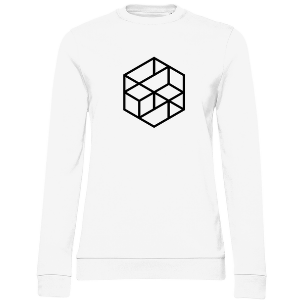 Isometrischer Würfel - Damen Sweatshirt - Textilzauber