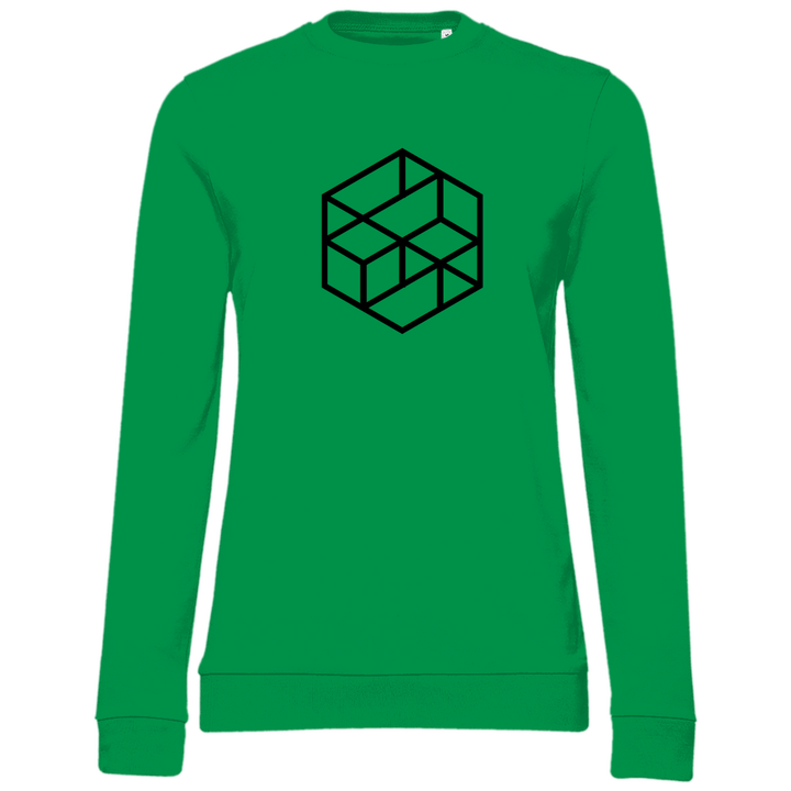 Isometrischer Würfel - Damen Sweatshirt - Textilzauber