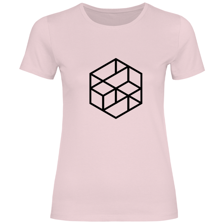 Isometrischer Würfel - Damen T - Shirt - Textilzauber