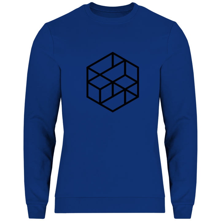 Isometrischer Würfel - Herren Sweatshirt - Textilzauber