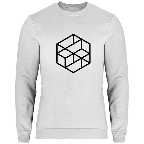 Isometrischer Würfel - Herren Sweatshirt - Textilzauber