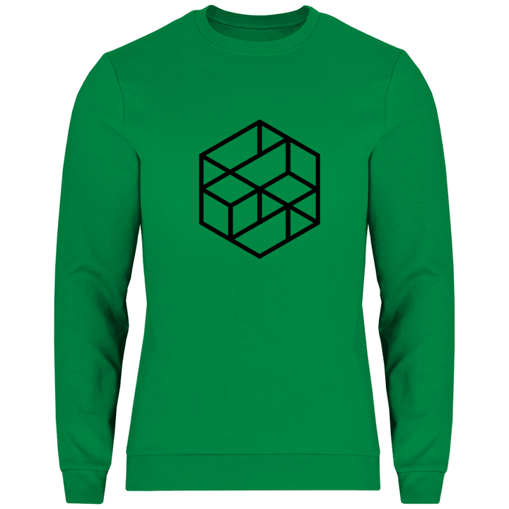 Isometrischer Würfel - Herren Sweatshirt - Textilzauber