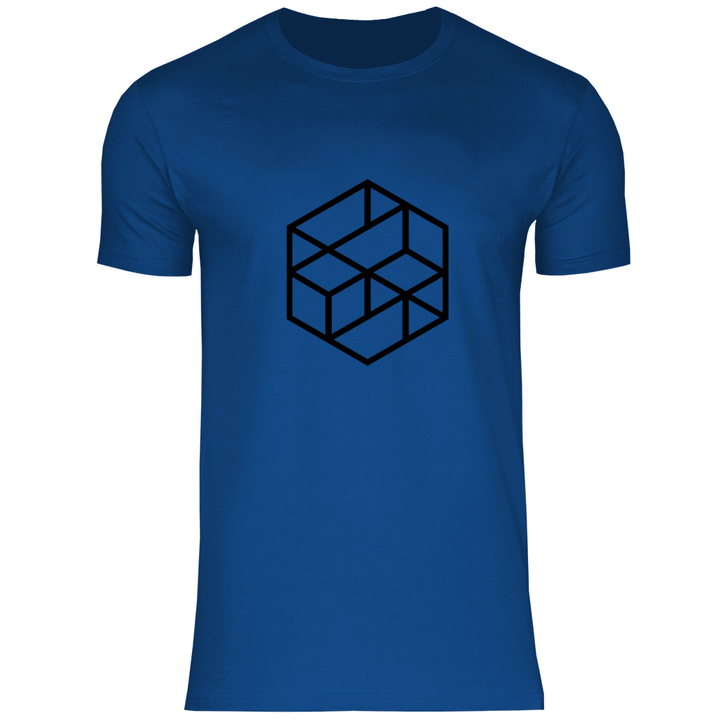 Isometrischer Würfel - Herren T - Shirt - Textilzauber