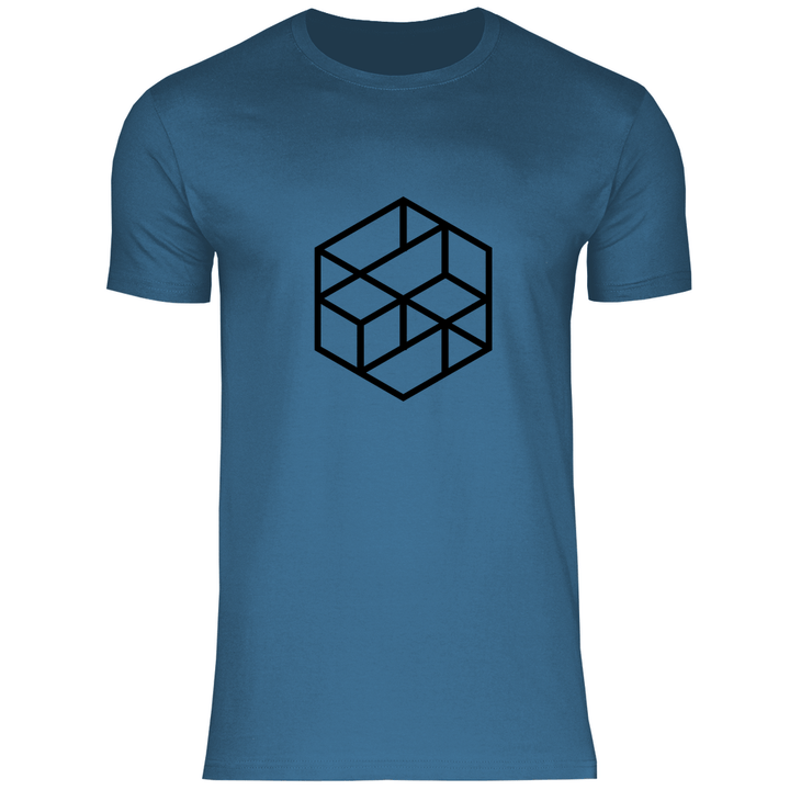 Isometrischer Würfel - Herren T - Shirt - Textilzauber