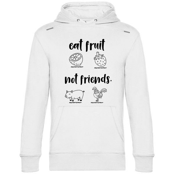 Iss Früchte, nicht Freunde - Herren Hoodie - Textilzauber
