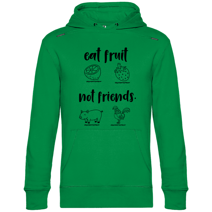 Iss Früchte, nicht Freunde - Herren Hoodie - Textilzauber