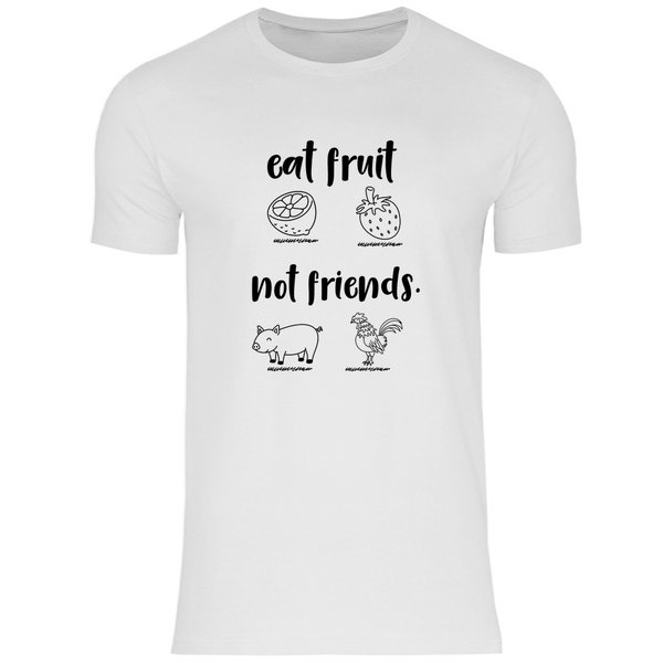 Iss Früchte, nicht Freunde - Herren T - Shirt - Textilzauber