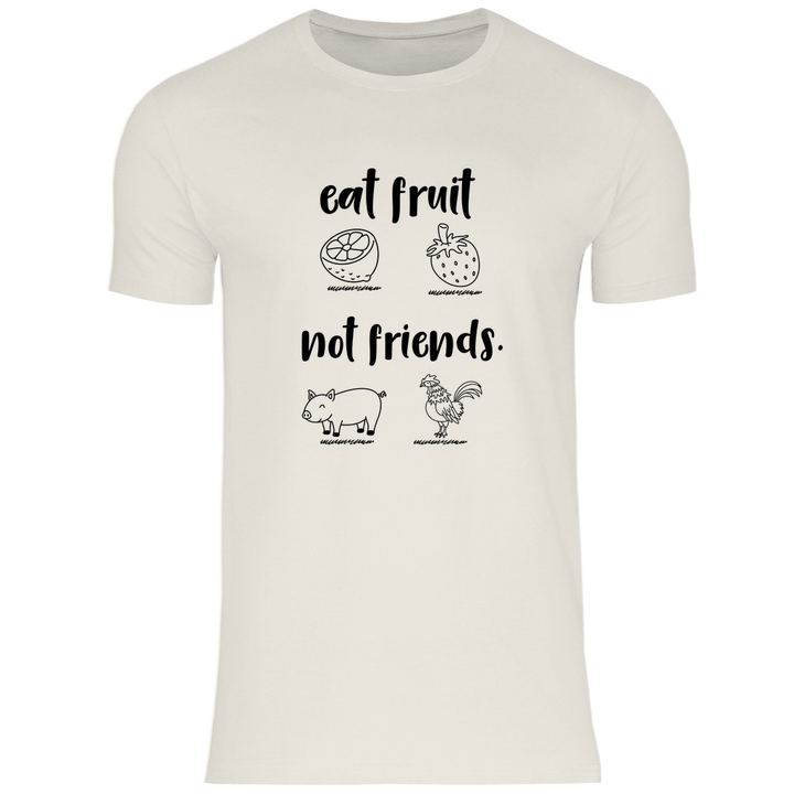 Iss Früchte, nicht Freunde - Herren T - Shirt - Textilzauber