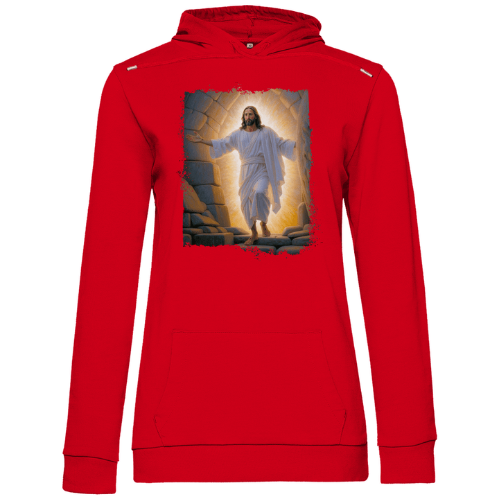 Jesu Auferstehung - Damen Hoodie - Textilzauber