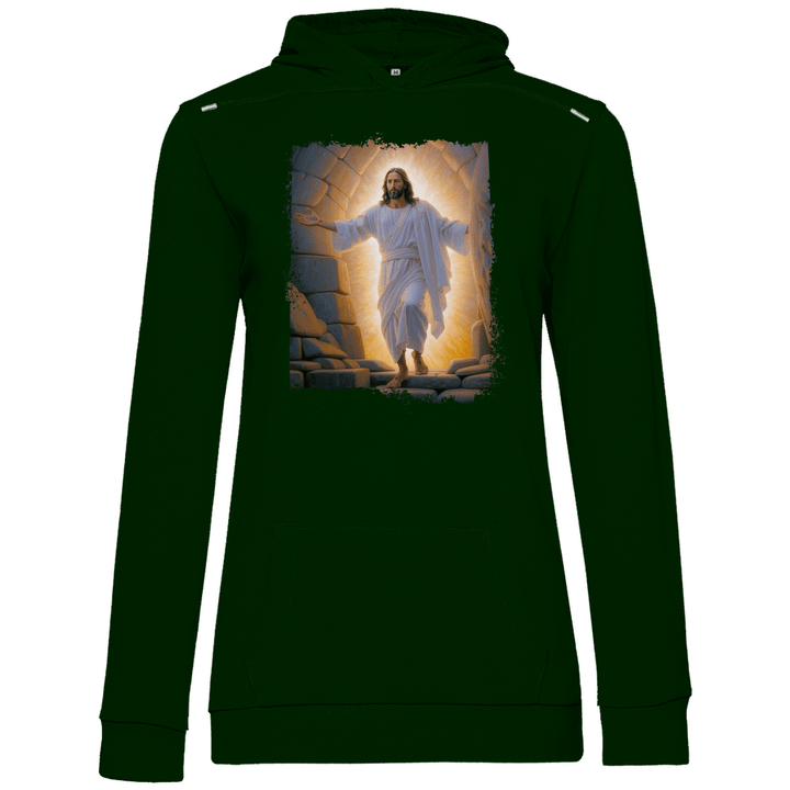 Jesu Auferstehung - Damen Hoodie - Textilzauber