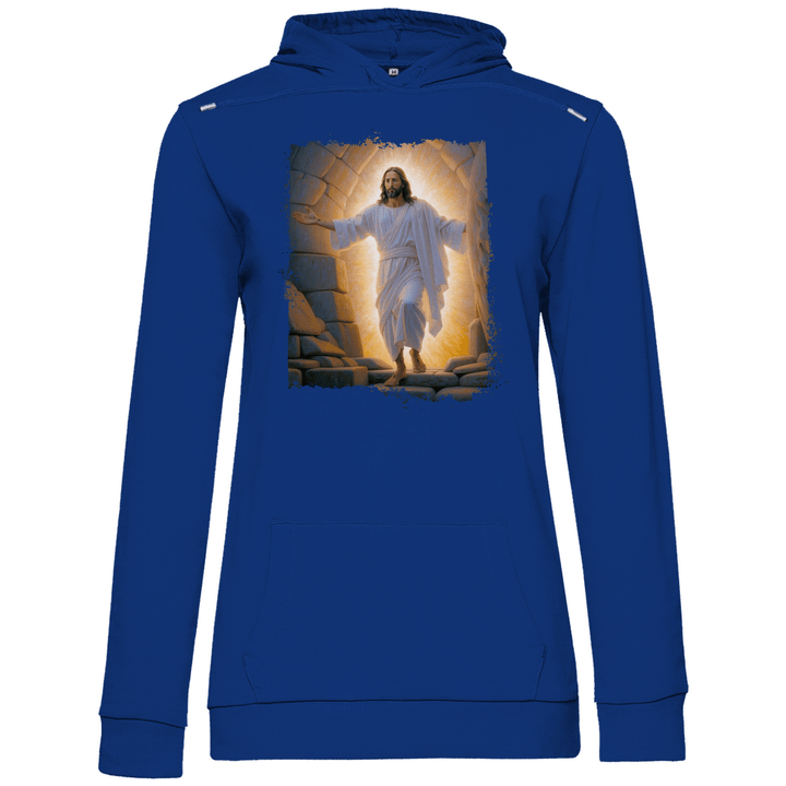 Jesu Auferstehung - Damen Hoodie - Textilzauber