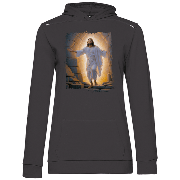 Jesu Auferstehung - Damen Hoodie - Textilzauber