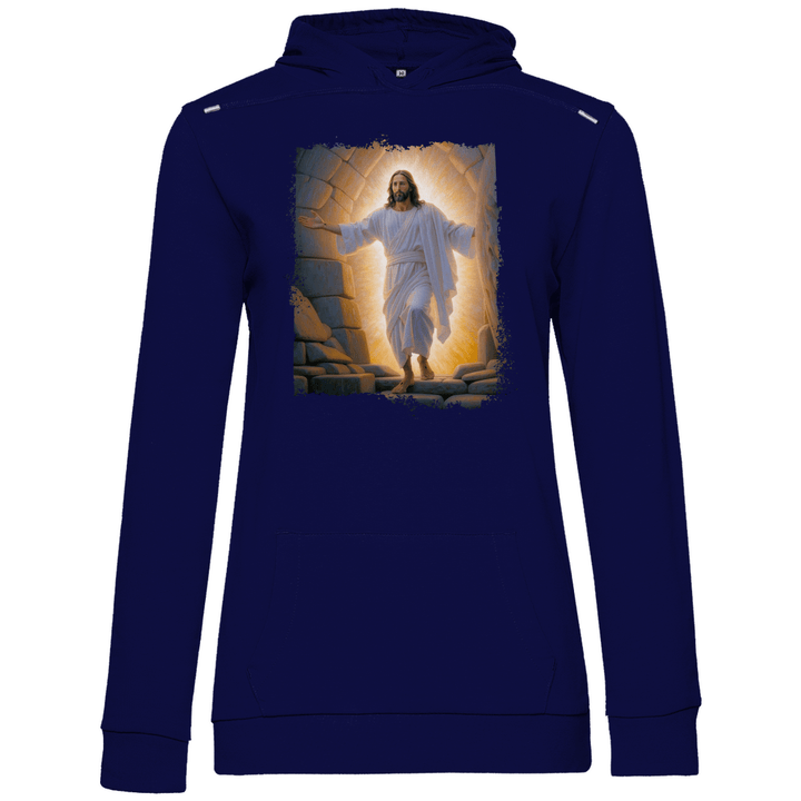 Jesu Auferstehung - Damen Hoodie - Textilzauber