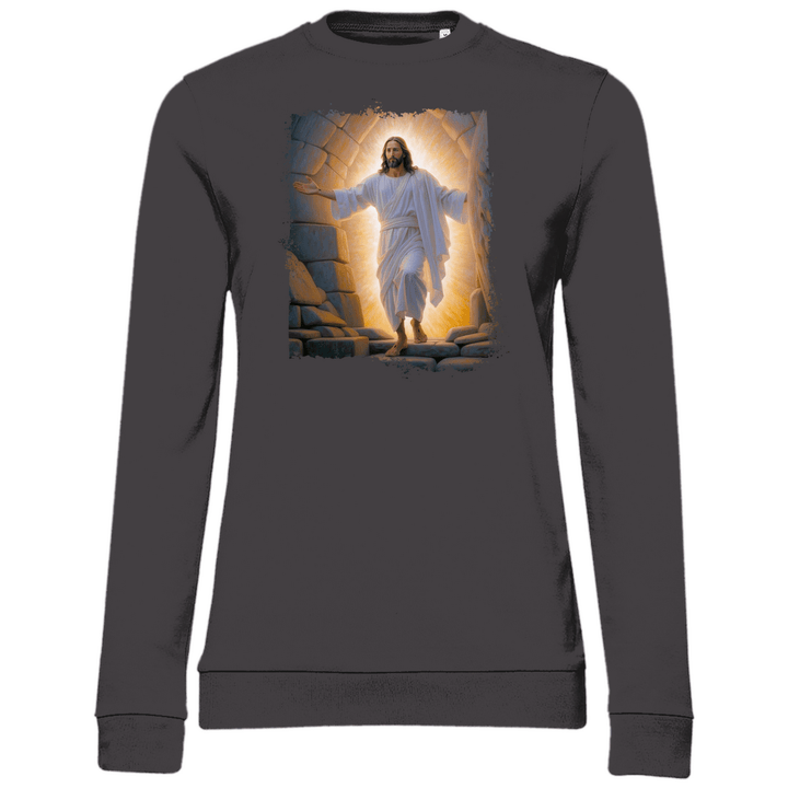 Jesu Auferstehung - Damen Sweatshirt - Textilzauber