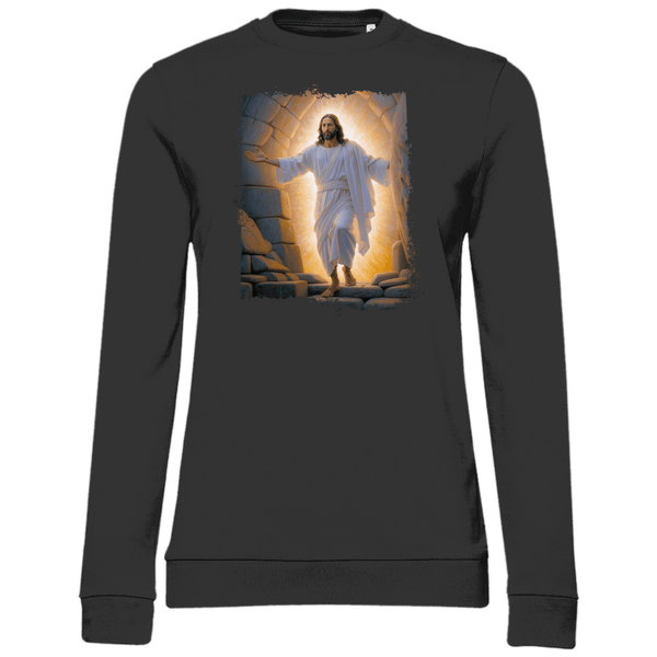 Jesu Auferstehung - Damen Sweatshirt - Textilzauber