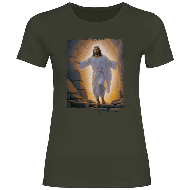 Jesu Auferstehung - Damen T - Shirt - Textilzauber
