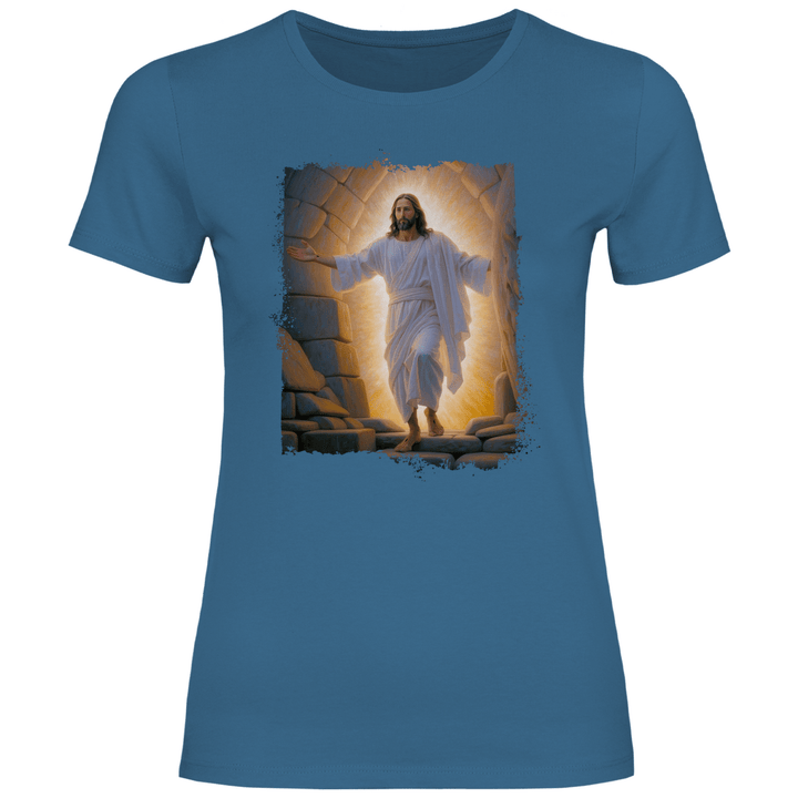 Jesu Auferstehung - Damen T - Shirt - Textilzauber
