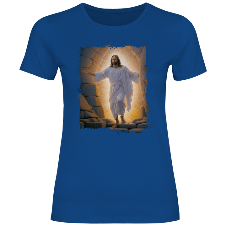Jesu Auferstehung - Damen T - Shirt - Textilzauber