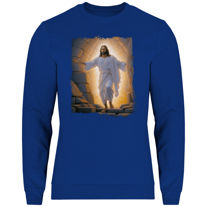 Jesu Auferstehung - Herren Sweatshirt - Textilzauber