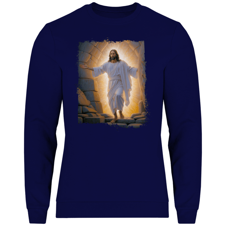Jesu Auferstehung - Herren Sweatshirt - Textilzauber