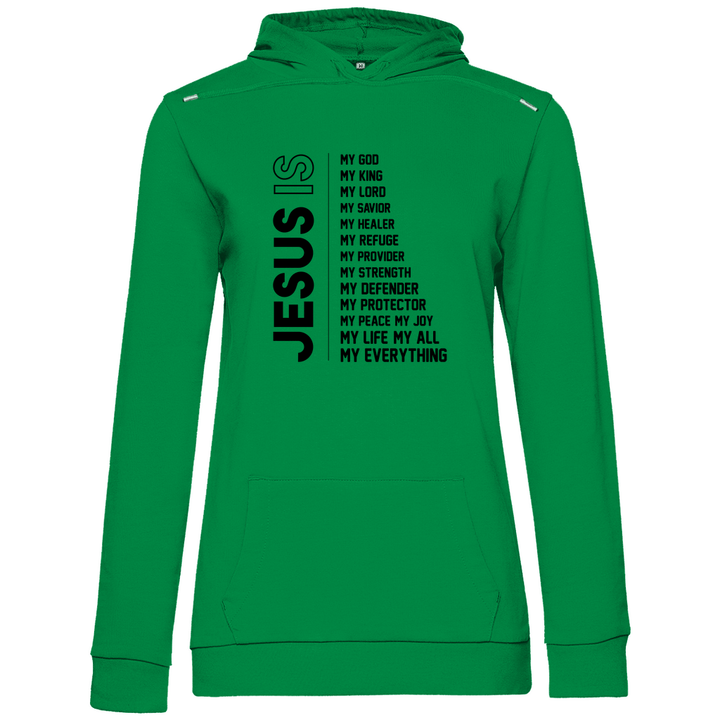 Jesus Is My Everything - Damen Hoodie - Textilzauber