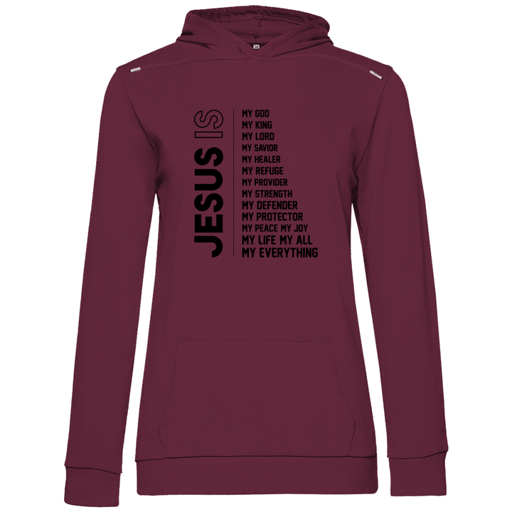 Jesus Is My Everything - Damen Hoodie - Textilzauber