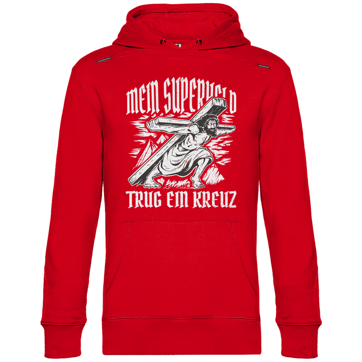 Jesus mein Superheld - Herren Hoodie - Textilzauber