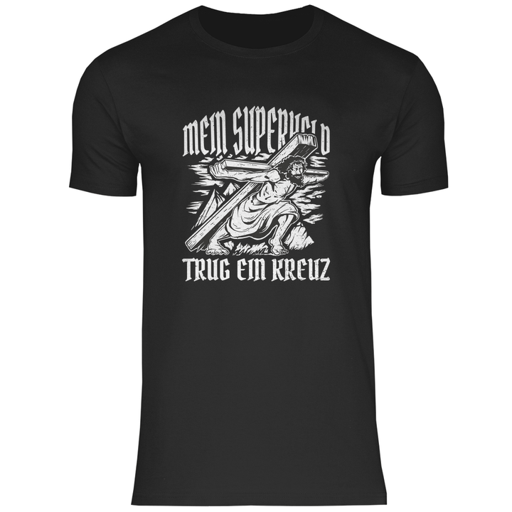 Jesus mein Superheld - Herren T - Shirt - Textilzauber