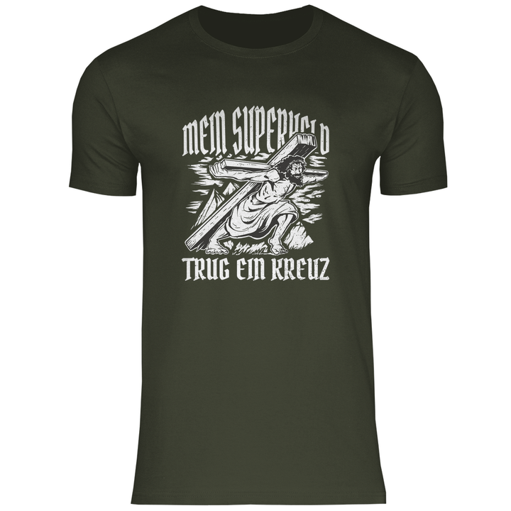 Jesus mein Superheld - Herren T - Shirt - Textilzauber