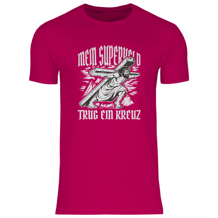 Jesus mein Superheld - Herren T - Shirt - Textilzauber
