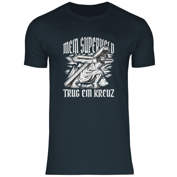 Jesus mein Superheld - Herren T - Shirt - Textilzauber