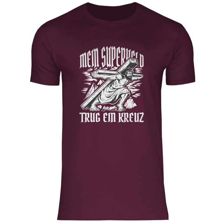 Jesus mein Superheld - Herren T - Shirt - Textilzauber