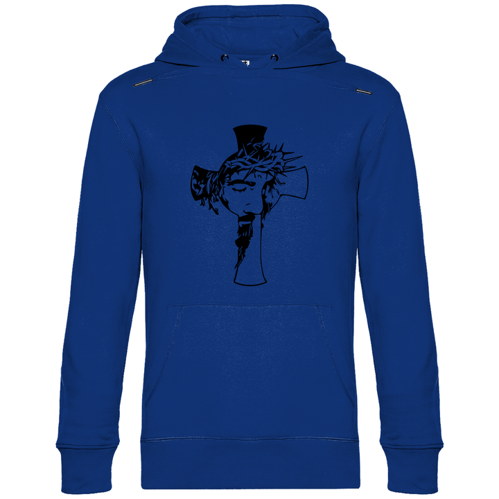 Jesus mit Dornenkrone - Herren Hoodie - Textilzauber