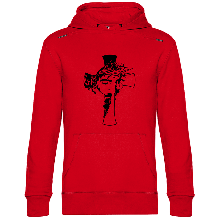 Jesus mit Dornenkrone - Herren Hoodie - Textilzauber