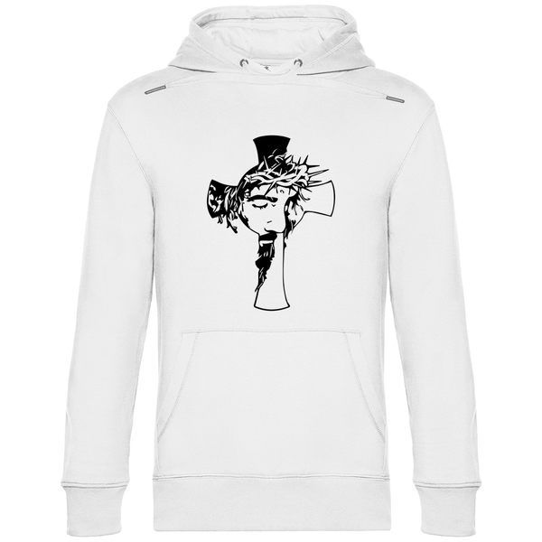 Jesus mit Dornenkrone - Herren Hoodie - Textilzauber